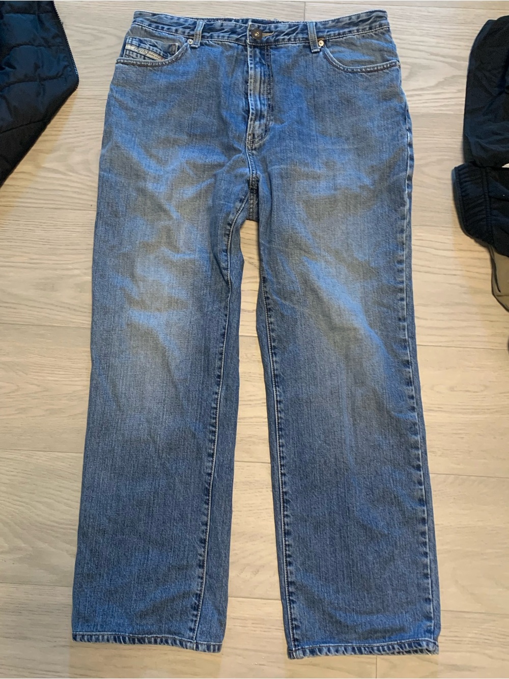 30 Waist Zengzhi Denimwears Blue Straight Leg Jeans